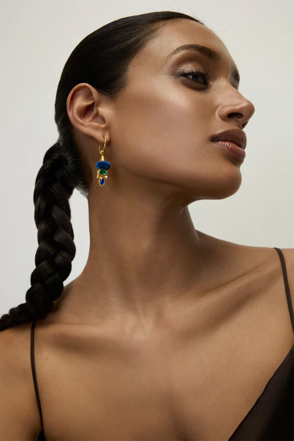 Katerina Makriyianni Happy Trinity Hoops blue - Image 2