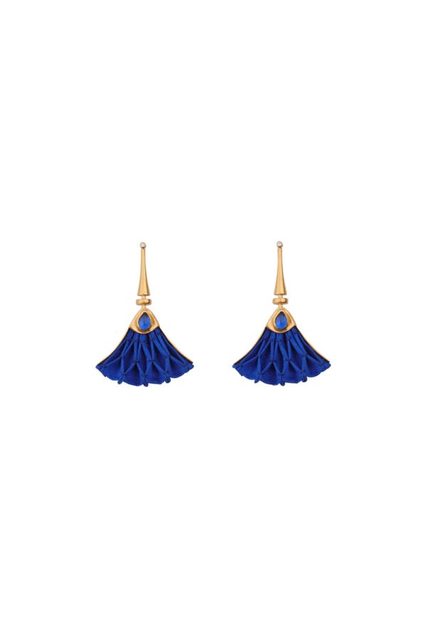 Katerina Makriyianni Lotus Earrings Blue