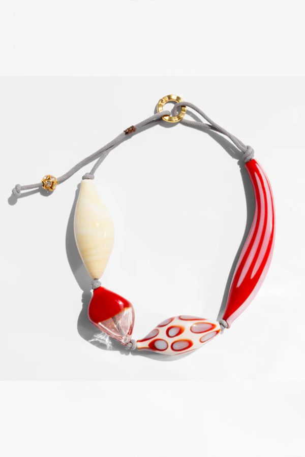 Katerina Psoma Necklace Veronica Red Murano