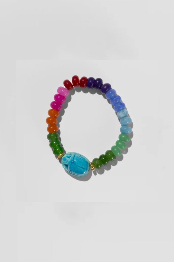 Katerina Psoma The Blue Scarab Bracelet