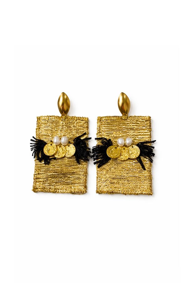 Laskarina Aikaterini Earrings Gold