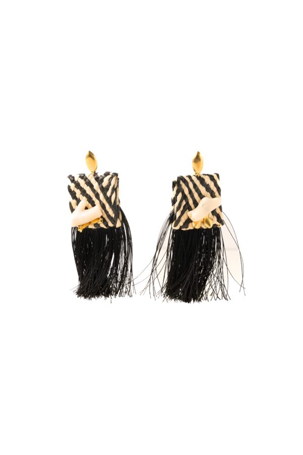 Laskarina Psatha Earrings Black