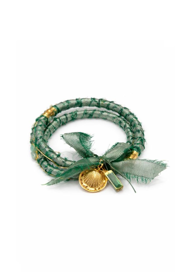 Laskarina Twist Bracelet Green