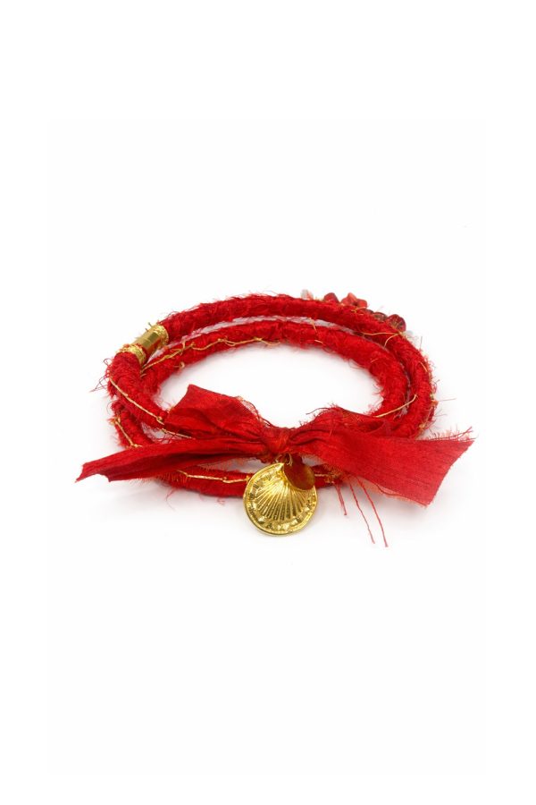 Laskarina Twist Bracelet Red