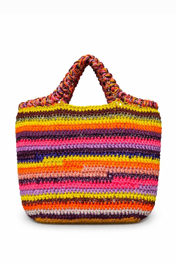 Nadia Dafri Basket Nese Medium Yellow Violet