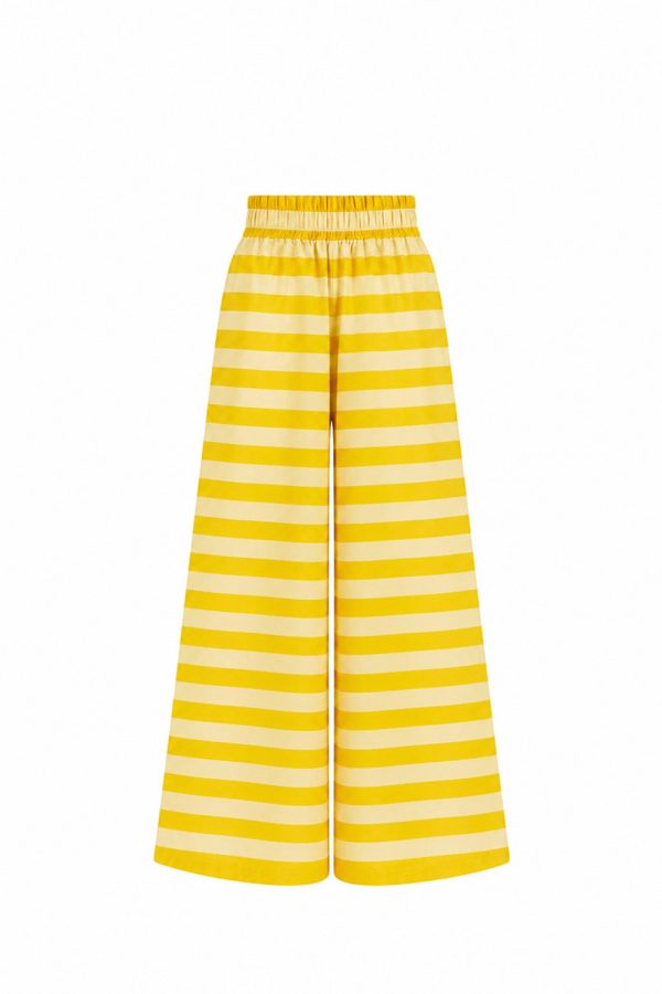 RIANNA+NINA Tropica Fruta Pants Fyori Popeline Naftis Papaya
