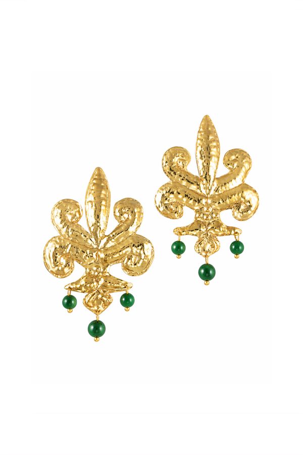 Valeska Jewellery Earrings Artemis Green