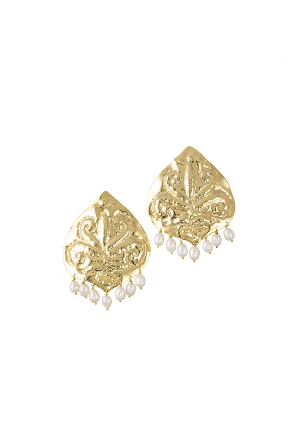 Valeska Jewellery Earrings Athena Gold