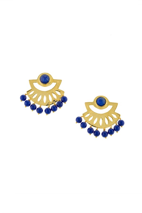 Valeska Jewellery Earrings Athor Blue