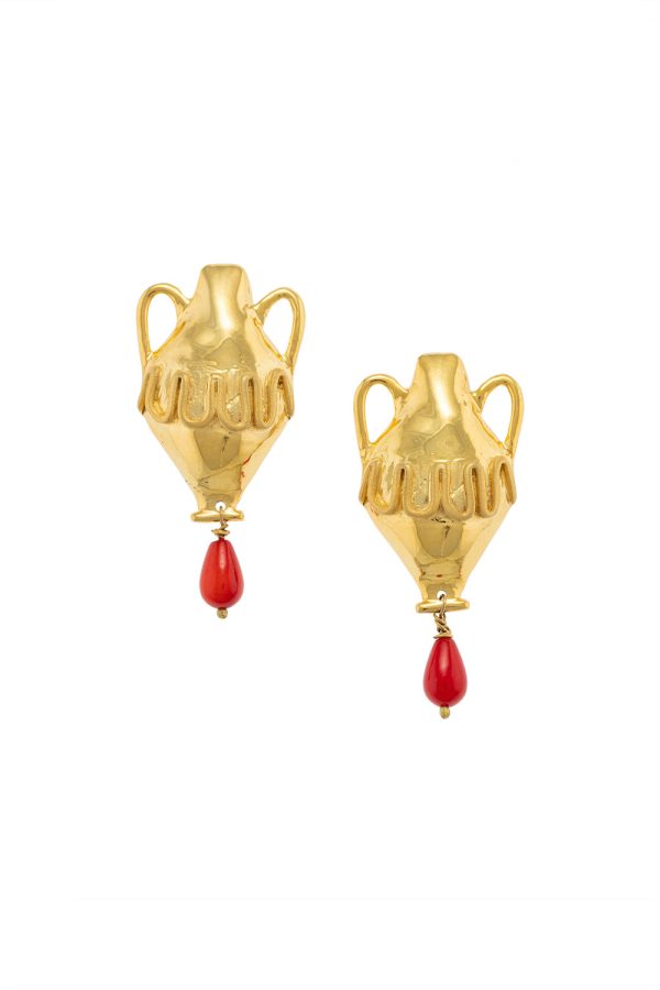 Valeska Jewellery Earrings Botis Orange