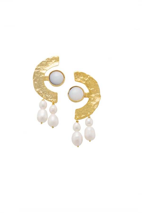 Valeska Jewellery Earrings Giza Pearl