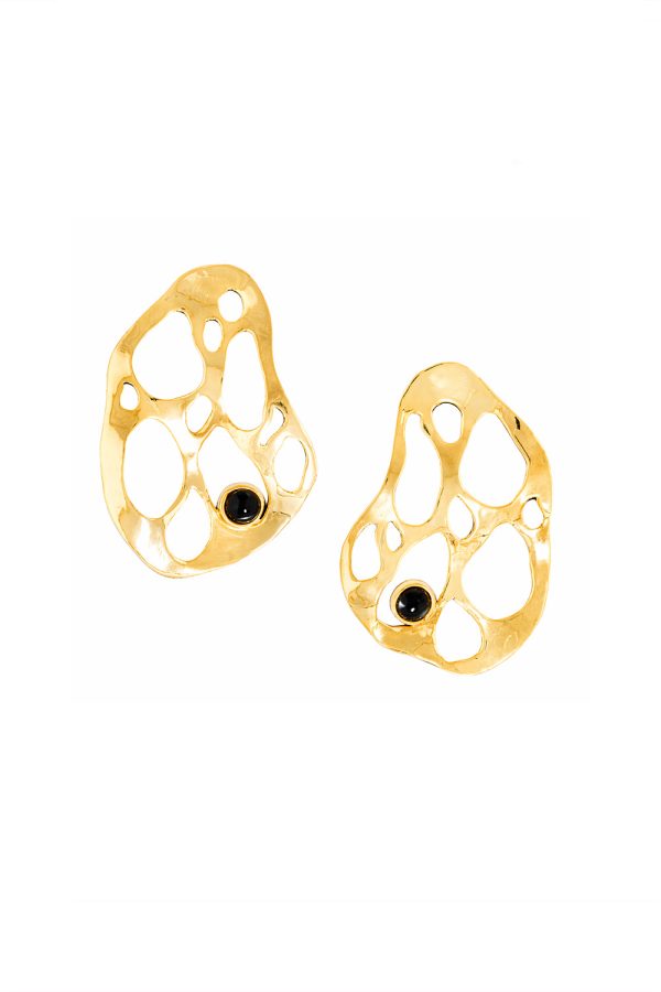 Valeska Jewellery Earrings Petra Black