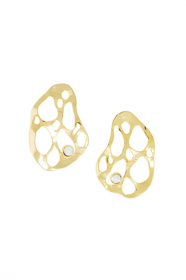 Valeska Jewellery Earrings Petra White