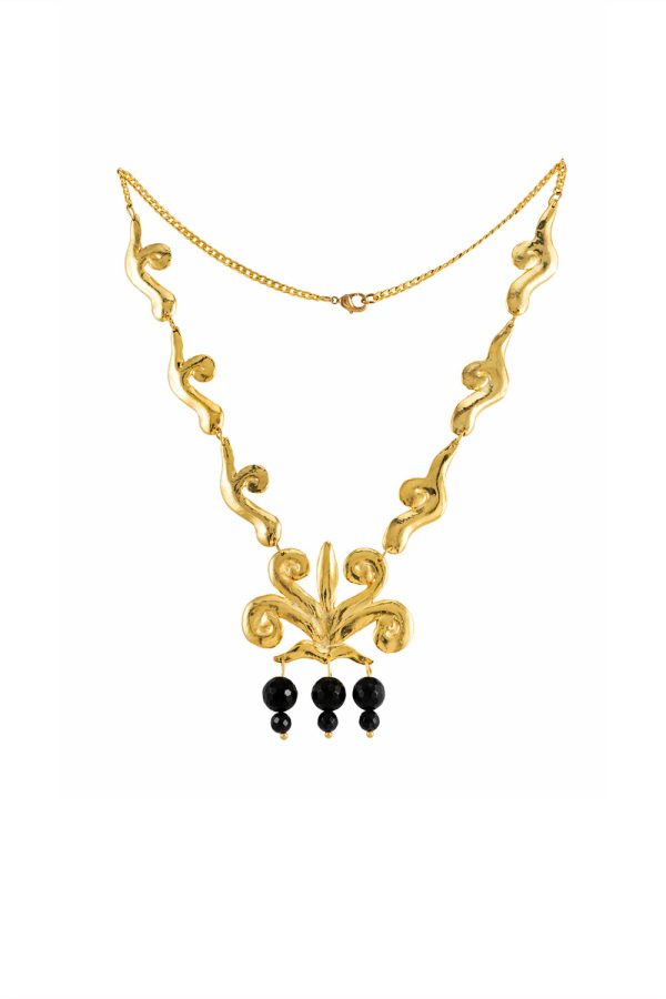 Valeska Jewellery Iris Necklace Black