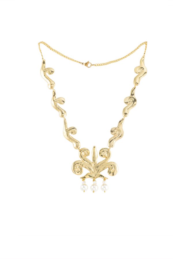 Valeska Jewellery Iris Necklace White