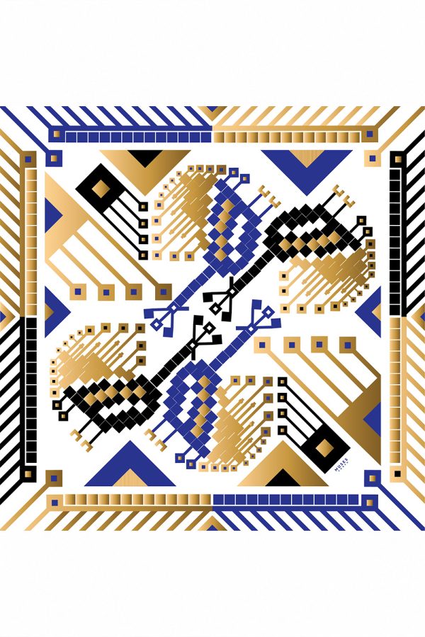 Muses Pagoni Silk Scarf