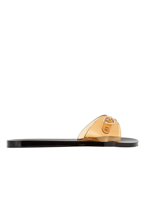 Ancient Greek Sandals Filia Jelly Caramel Black