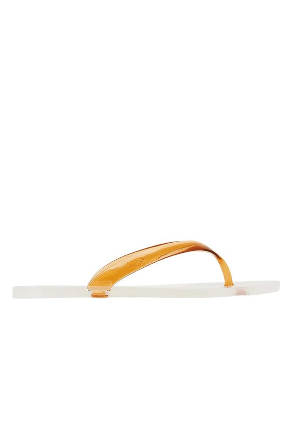Ancient Greek Sandals Jelly Flip Flop Caramel Clear