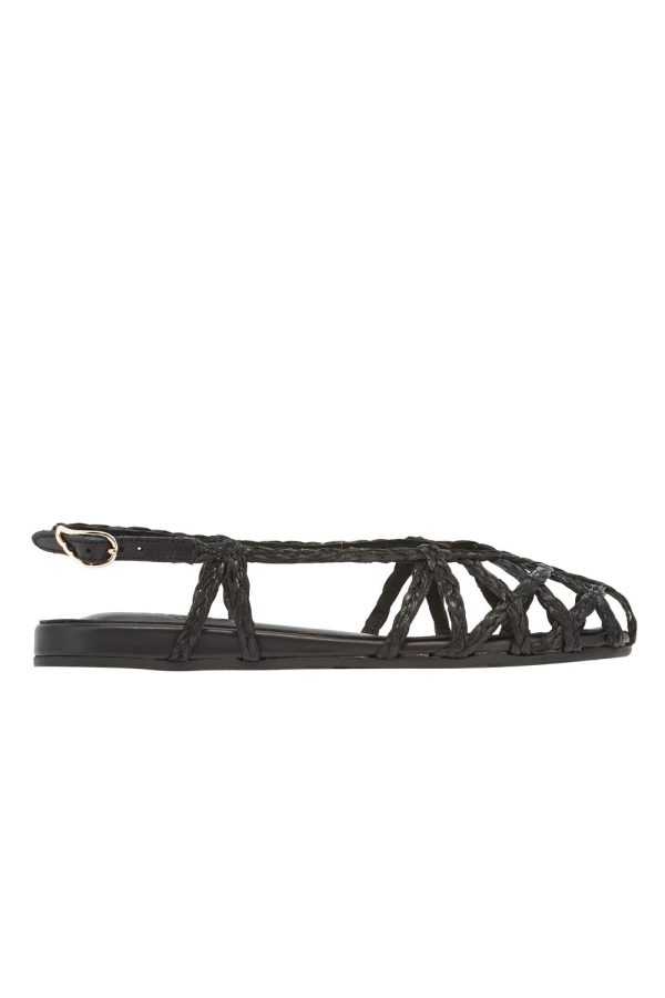 Ancient Greek Sandals Kardia black