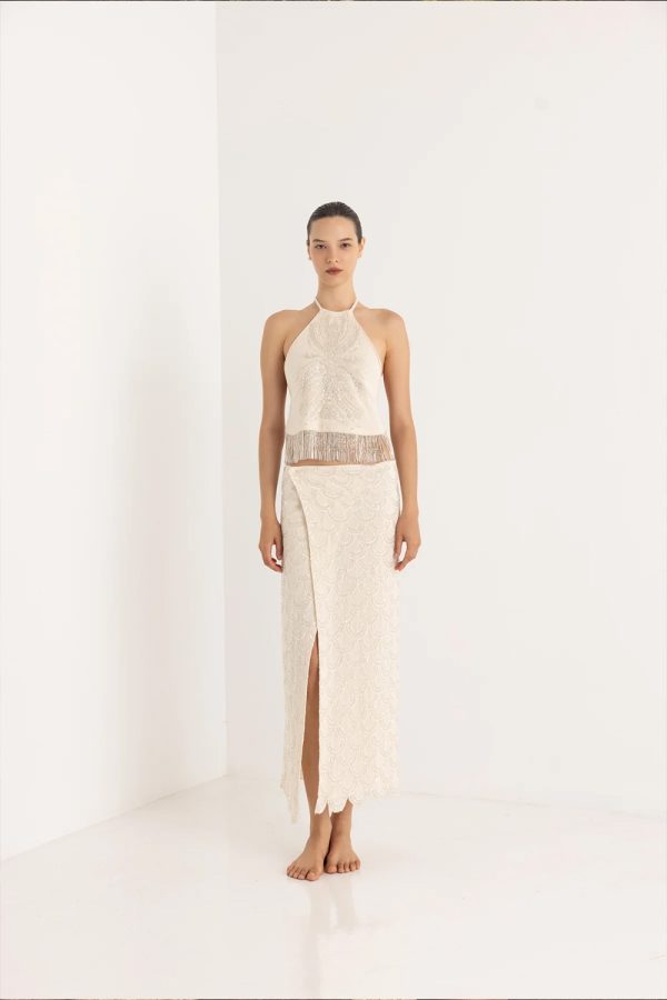 Christian Zen Estella Top Off White