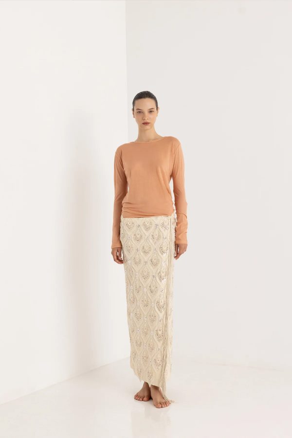 Christian Zen Inira Skirt Off White