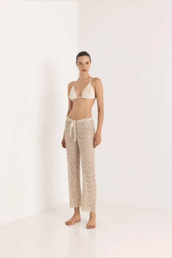 Christian Zen Roma Pants Off White