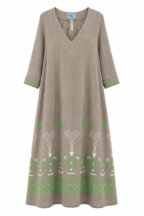 Ergon Mykonos Livadi Dress Taupe