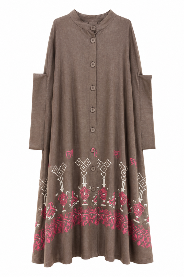 Ergon Mykonos Megali Ammos Cape Dark Brown Folklore