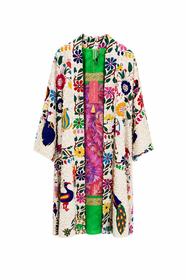 RIANNA+NINA Ooak Coat Classic Reversible Embroidert One Of The Kind