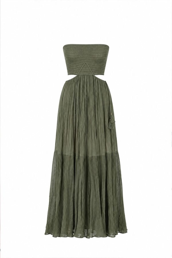 D’ Artemide Ava Dress Khaki