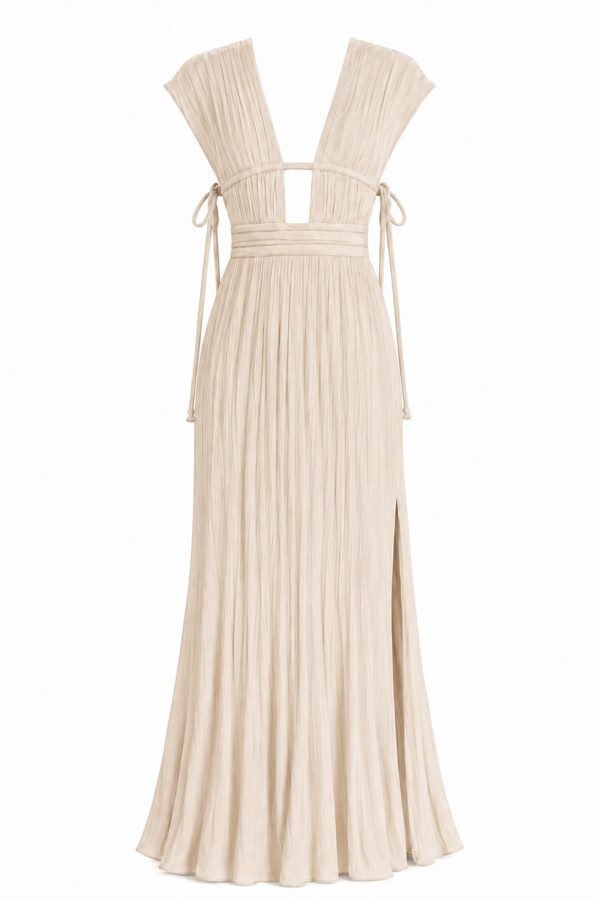 D’Artemide Ismini Maxi Dress Off White