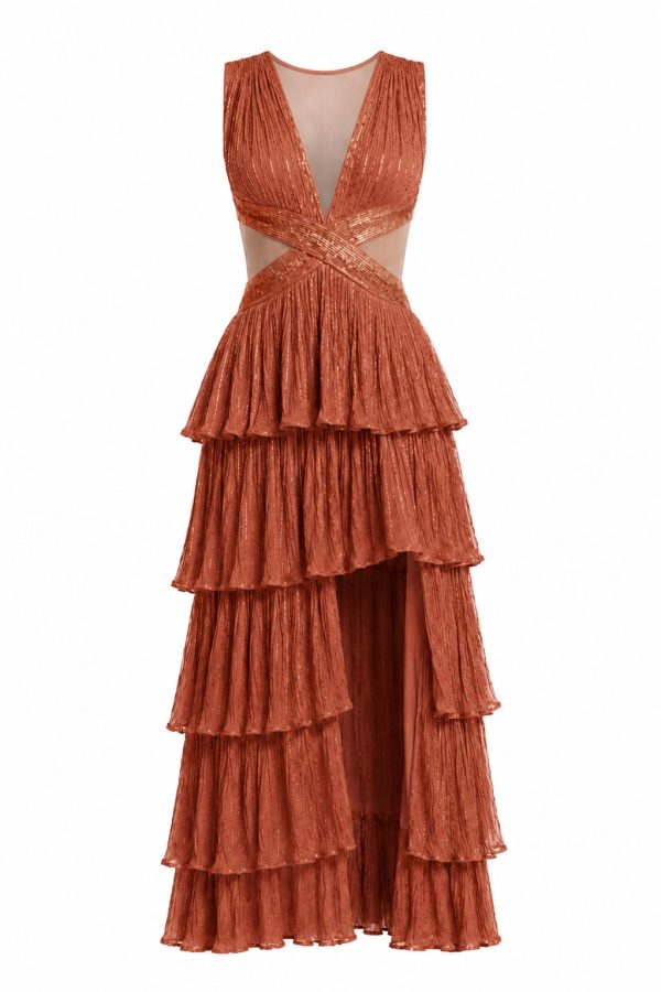 D’Artemide Muse Dress Terracotta
