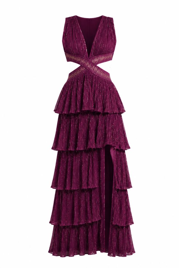 D’Artemide Muse Dress Wine Berry