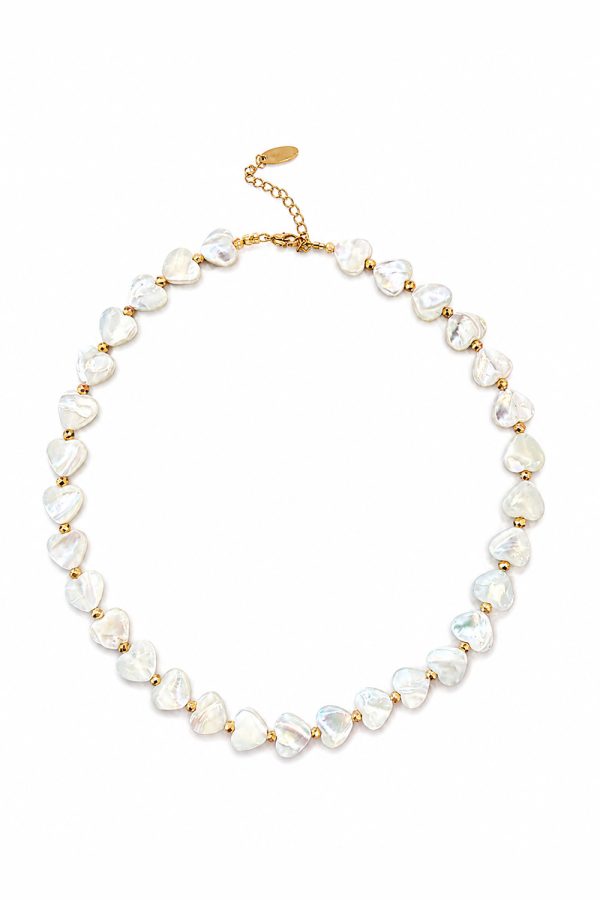 Ifigenia Loukou Pearl Heart Necklace