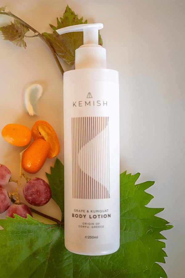 Kemish Herbal Body Cream, Grape & Kumquat, 250ml