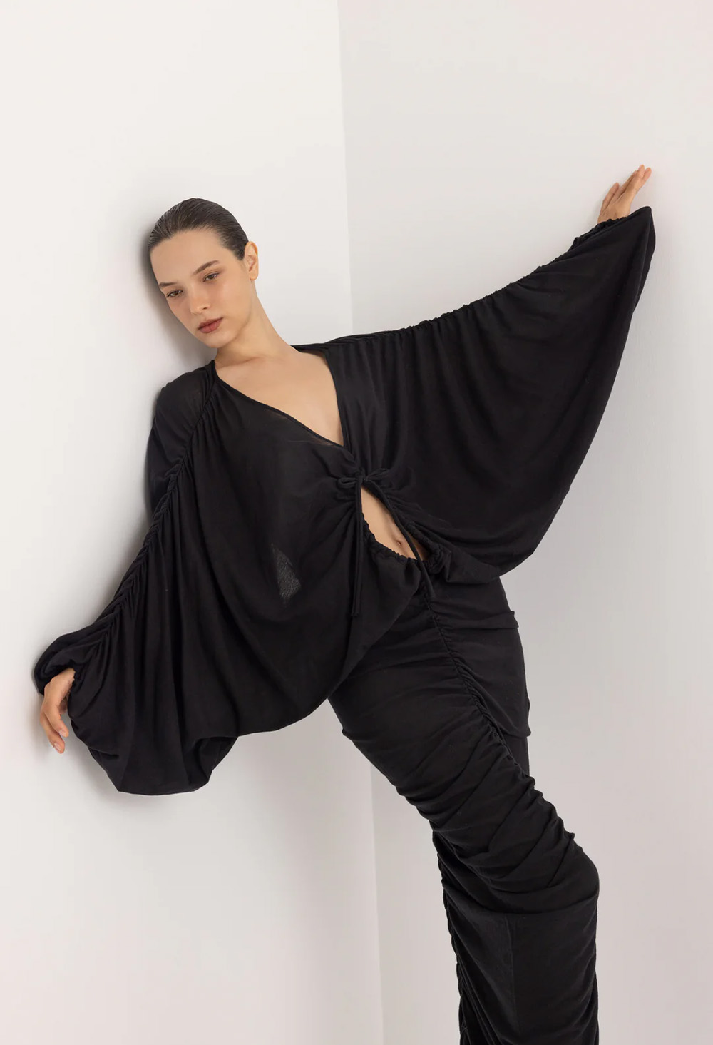 Christian Zen Aphrodite Maxi Dress Black - Image 2