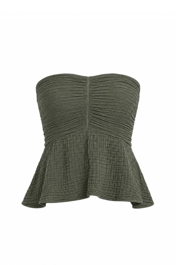 D'Artemide Aether Top Khaki