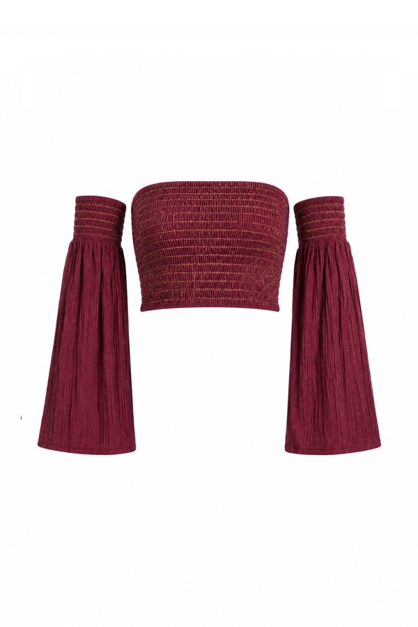 D’Artemide Ophelia Top Wine Berry