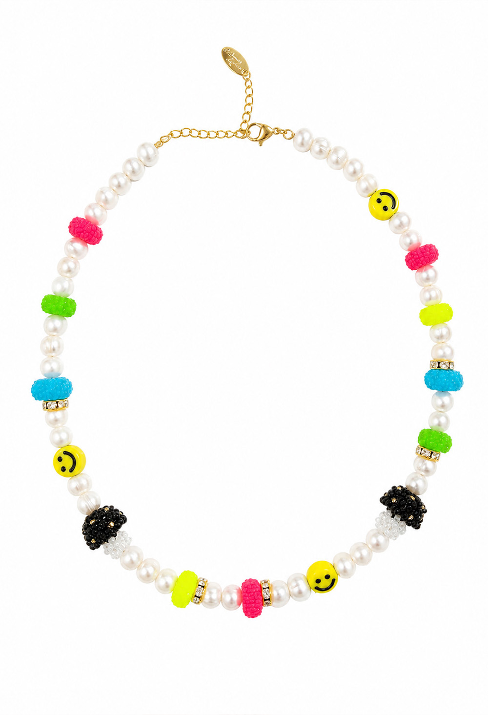 Ifigenia Loukou Necklace Colorful Pearl Beaded