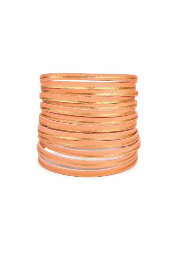 Leather Trinkets Tressa Bracelet Nude Small