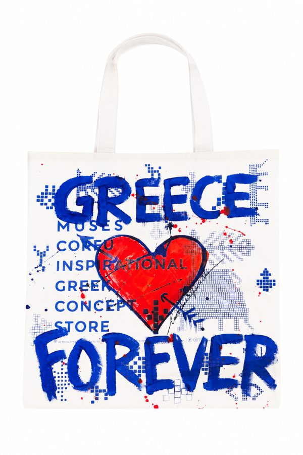 Muses Shopping Bag x Carolina Rovithi Greece for Ever