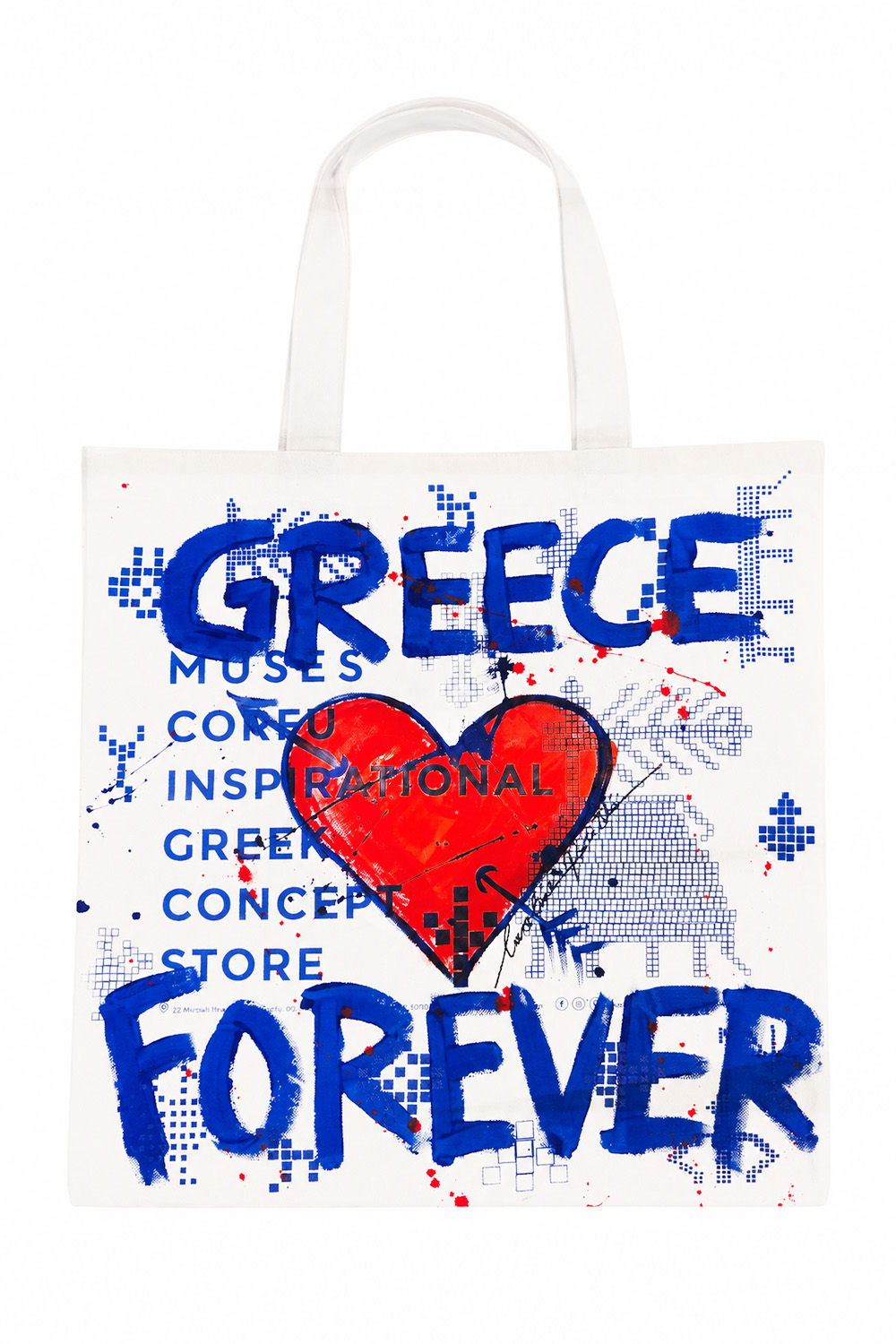 Muses Shopping Bag x Carolina Rovithi Greece for Ever