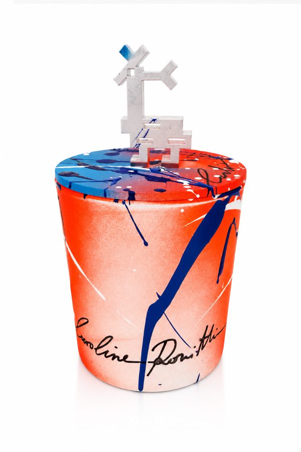 Muses x Carolina Rovithi Candle 300ml Soy Scented Blend Light Blue Orange