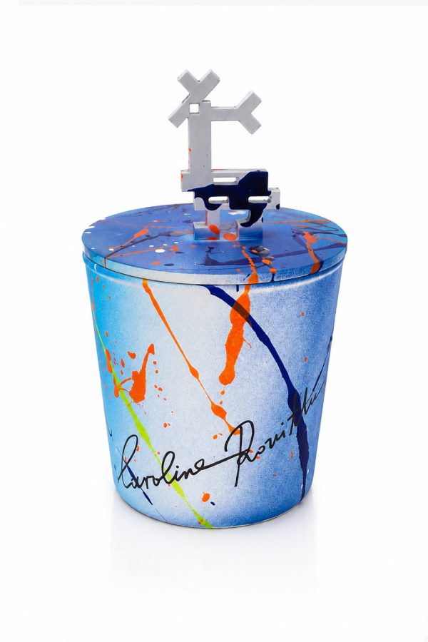 Muses x Carolina Rovithi Candle 300ml Soy Scented Blend Navy Light Blue