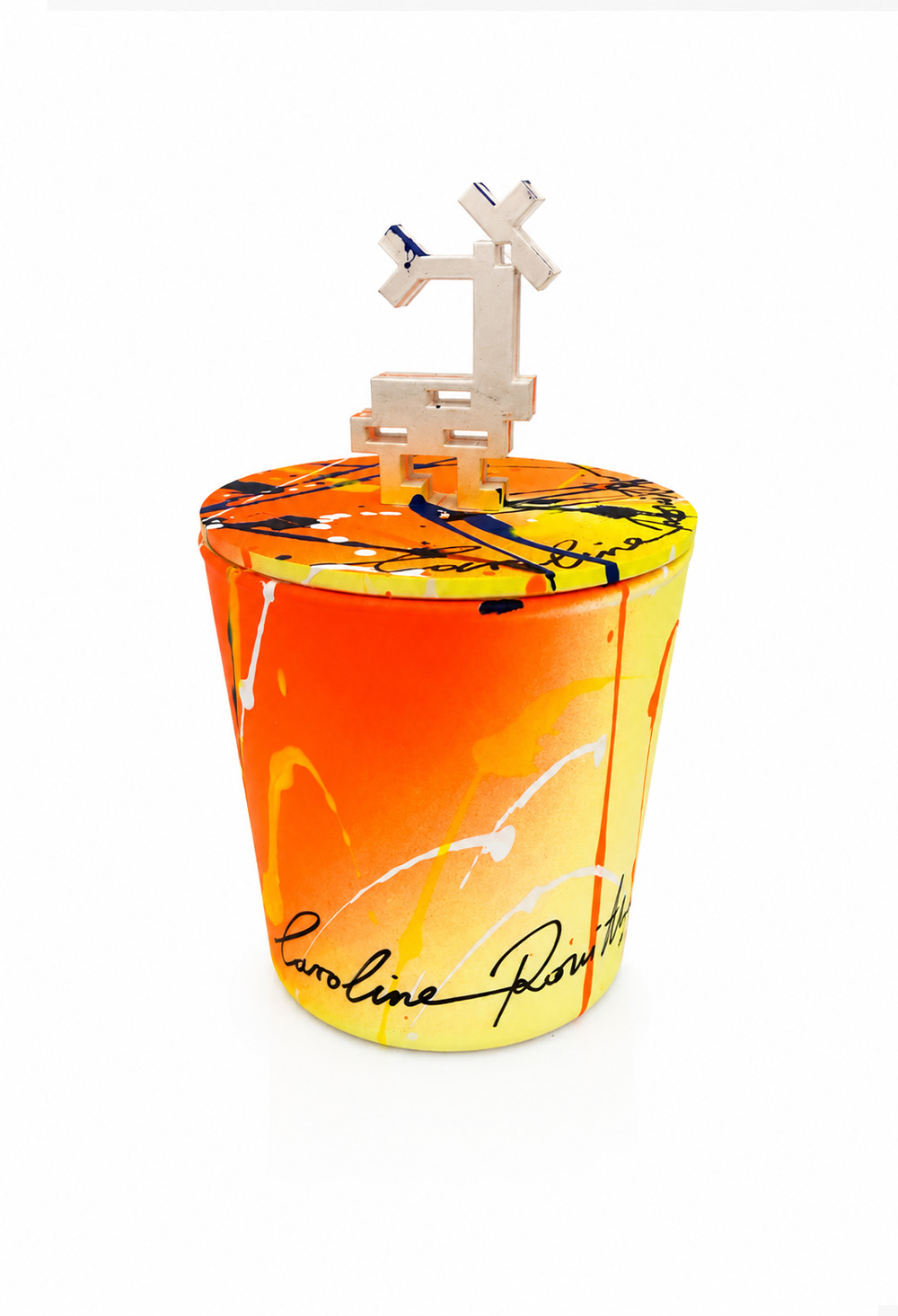 Muses x Carolina Rovithi Candle 300ml Soy Scented Blend Orange Lime - Image 2