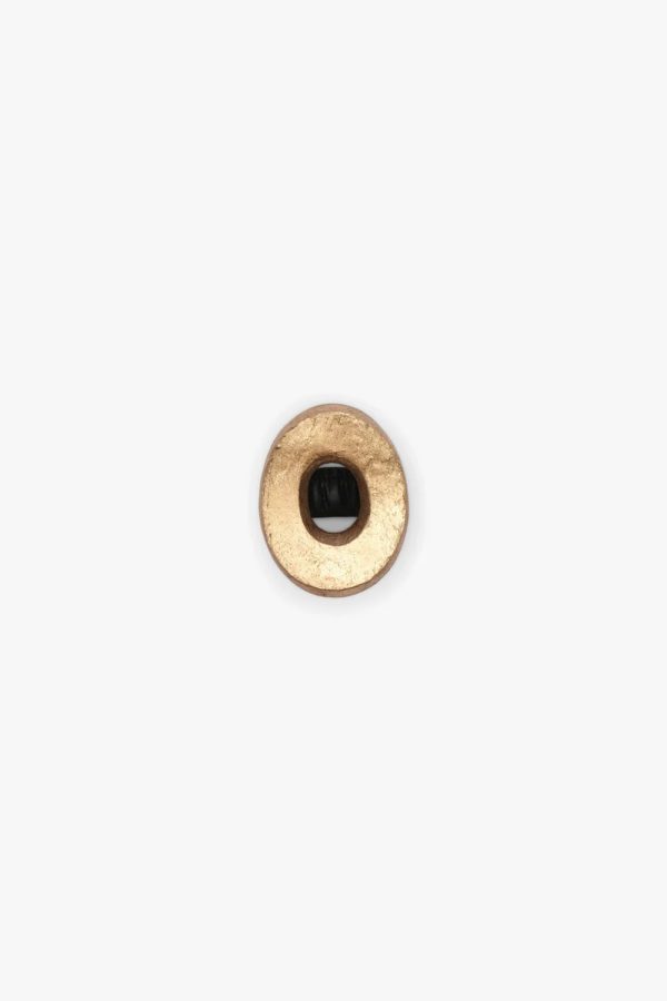 Monies Elowen Ring Acacia, Goldfoil, Leather