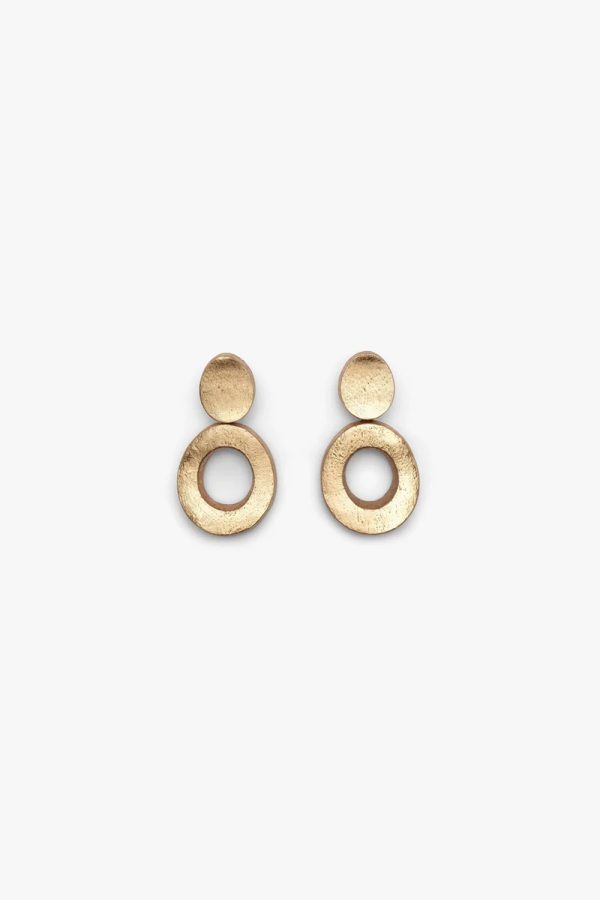Monies Evara Earrings Acacia, Goldfoil