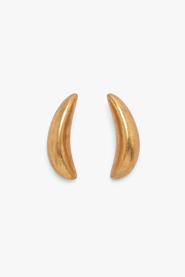 Monies Helion Earclips Gold