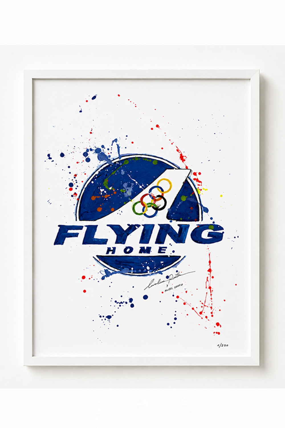 Muses x Carolina Rovithi Flying Home W 60x44 - Image 2