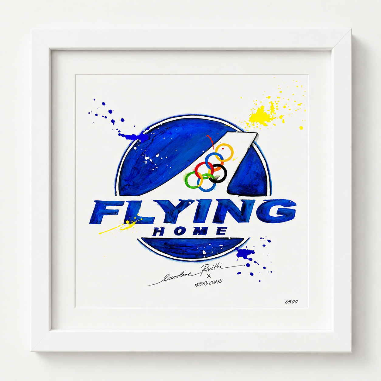 Muses x Carolina Rovithi Flying Home W Small 21,5cm X 21,5cm - Image 2